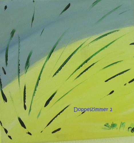 a painting of grass with the words doop exterminator at Appartementhaus Sennhüttn in Finkenberg