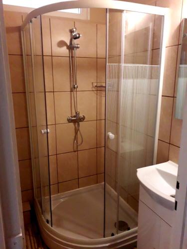 Ванная комната в Centrum apartman