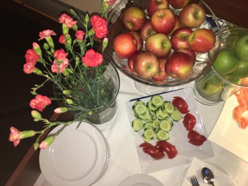 Nourriture dans l'hôtel ou à proximité