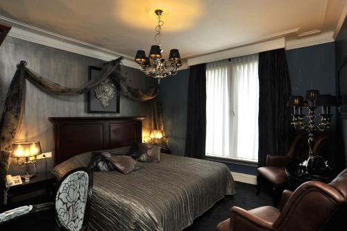 Кровать или кровати в номере Villa Rubenshof