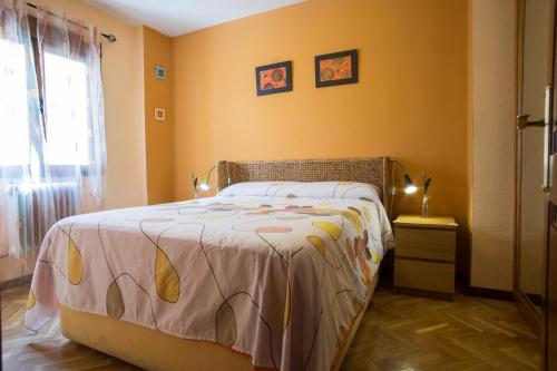 アビラにあるVUT Plaza de la Frutaのベッドルーム1室(大型ベッド1台付)