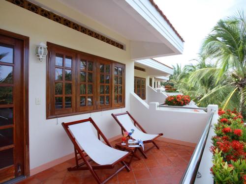 Balkón nebo terasa v ubytování Phu Hai Beach Resort & Spa Phan Thiet