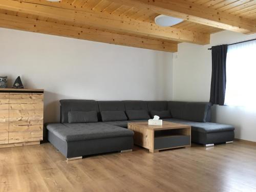 Χώρος καθιστικού στο Chata LINDA