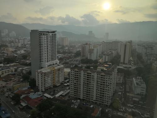 a view of a city with tall buildings at Strait Garden Suites X Ace Pro @ George Town in Jelutong