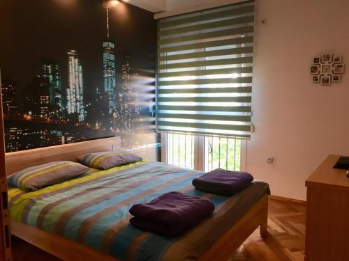 Кровать или кровати в номере Nata Lux Apartment