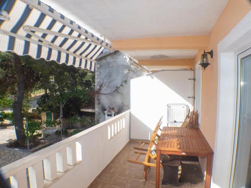 Μπαλκόνι ή βεράντα στο Apartments Plaža