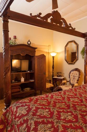 Katil atau katil-katil dalam bilik di The Historic Wolf Hotel