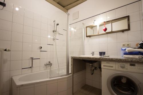 A bathroom at Altstadtzauber Amberg