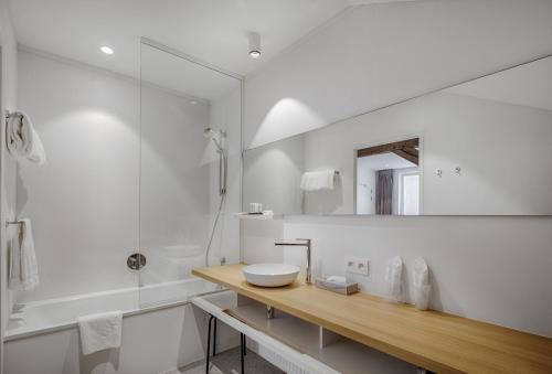 Koupelna v ubytování Hotel Bourgoensch Hof