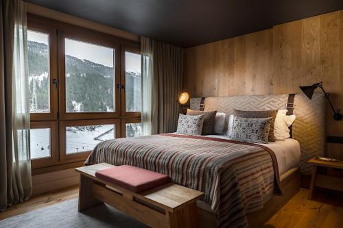 Postel nebo postele na pokoji v ubytování Sport Hotel Hermitage & Spa