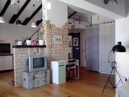 Η κουζίνα ή μικρή κουζίνα στο Noa - Apartment with soul
