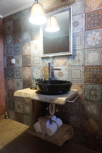 A bathroom at Seas the view