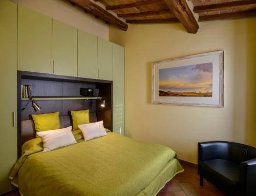 Ліжко або ліжка в номері La Rocca Romantica