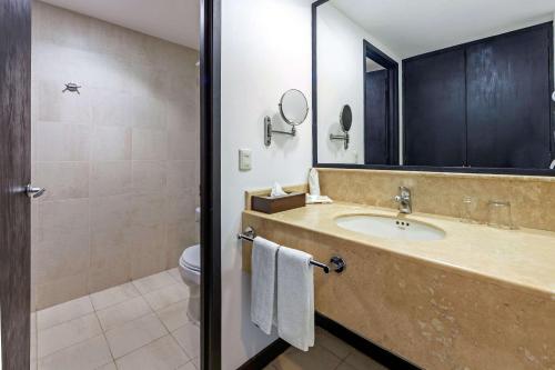 Vannituba majutusasutuses Comfort Inn Morelia