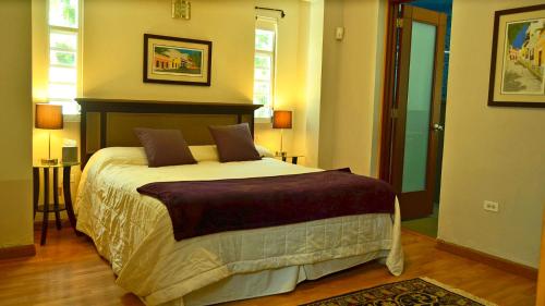 Säng eller sängar i ett rum på Villa Serena