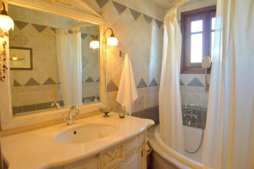 Phòng tắm tại Villa de viento