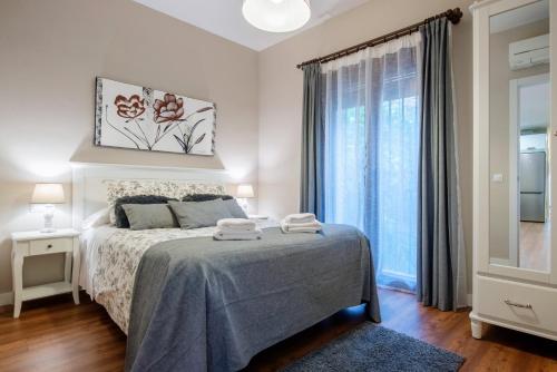 Posteľ alebo postele v izbe v ubytovaní Casa de Bisagra