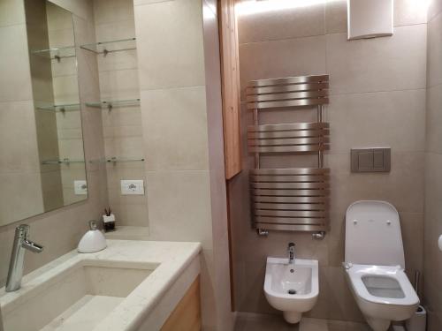 A bathroom at Daniela Apartment