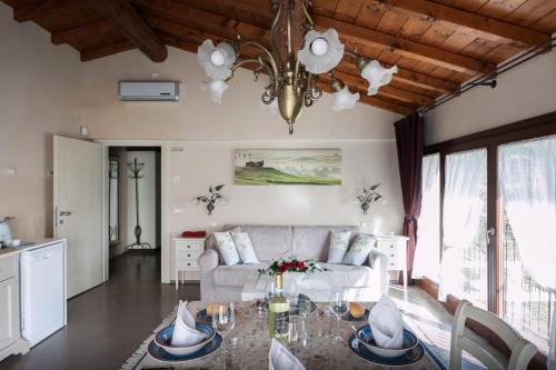 Posezení v ubytování Corte dei Soavi Suites - Apartments