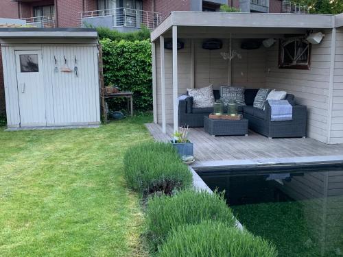 Zahrada ubytování Hasselt City Garden Duplex