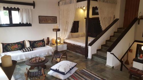 Khu vực ghế ngồi tại Farm Villa Dova