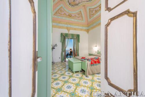 Χώρος καθιστικού στο Villa Antica