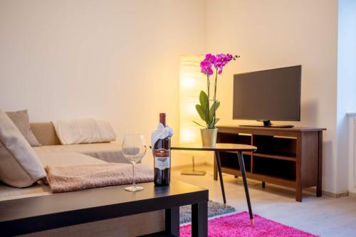 TV/trung tâm giải trí tại Villa Bea