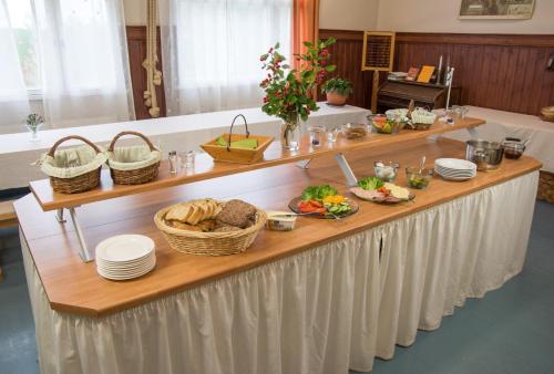 Mad på bed and breakfast-stedet eller i nærheden