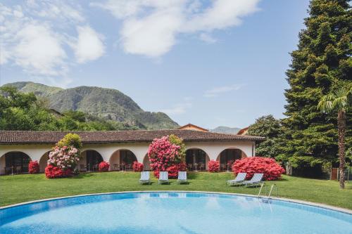 Vue générale sur la montagne ou vue sur la montagne depuis la maison d'hôtes
