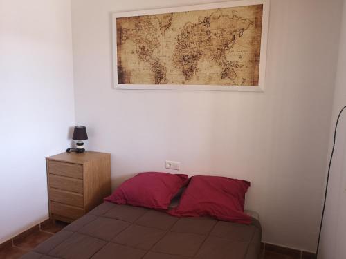 Posteľ alebo postele v izbe v ubytovaní villa casa las fresas