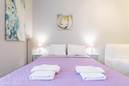 Cama o camas de una habitación en Zenios Kisamos-Pretty comfy studio