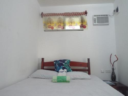 una camera con letto e finestra di Gustav's Place Silver Beach Dive Resort a Sablayan