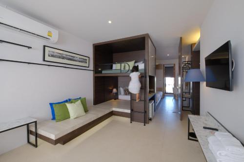 Μια τηλεόραση ή/και κέντρο ψυχαγωγίας στο NornDee Hotel
