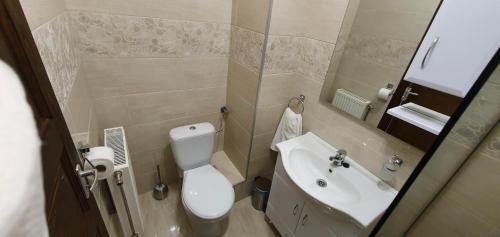 Koupelna v ubytování Kovács Hotel Superior
