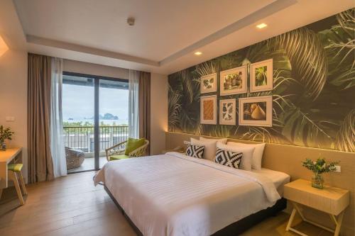 Postel nebo postele na pokoji v ubytování Panan Krabi Resort