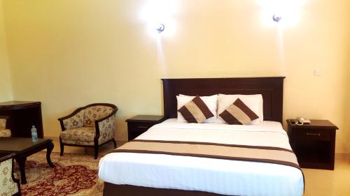 Katil atau katil-katil dalam bilik di Panorama Portico Hotel, Juba