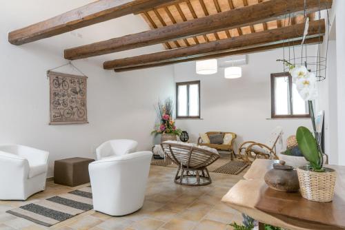 Posezení v ubytování ValleChiara B&B