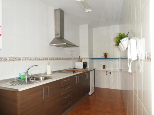A kitchen or kitchenette at Apartamentos Catedral Plaza 3000
