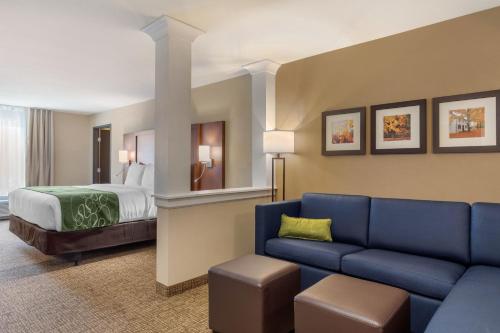 Postel nebo postele na pokoji v ubytování Comfort Inn & Suites Schenectady - Scotia