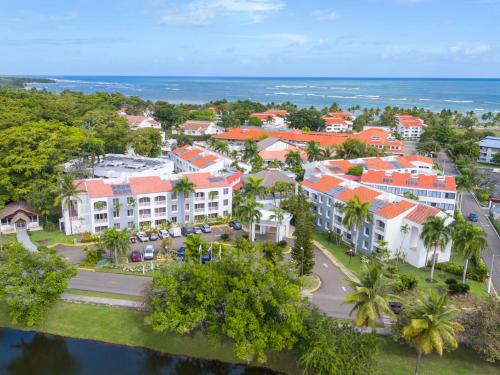 an aerial view of a resort at Viva Heavens by Wyndham, A Trademark All Inclusive in San Felipe de Puerto Plata