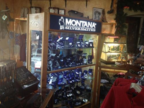 a store filled with lots of different types ofiazepines at Irma Hotel in Cody