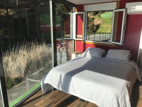 Postel nebo postele na pokoji v ubytování Apartamentos Canabal