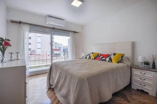 Postel nebo postele na pokoji v ubytování Apartamento en el mejor sitio de Recoleta
