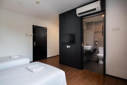 Hotel Waterfallにあるベッド