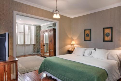 Katil atau katil-katil dalam bilik di Hotel del Casco