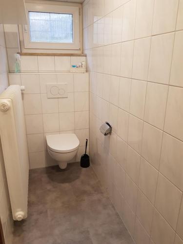 Ванная комната в Ferien in Neuffen - Ferienwohnung Plaue