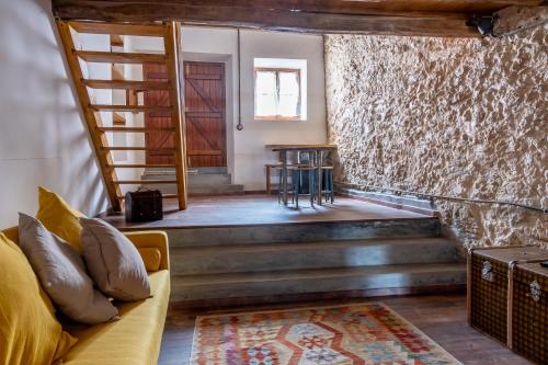 Χώρος καθιστικού στο Terra Lodge