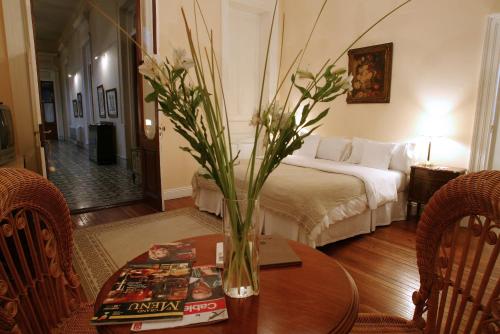 Katil atau katil-katil dalam bilik di Hotel del Casco
