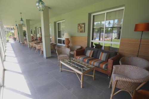 Χώρος καθιστικού στο Hotel Spa Atlántico San Vicente do Mar