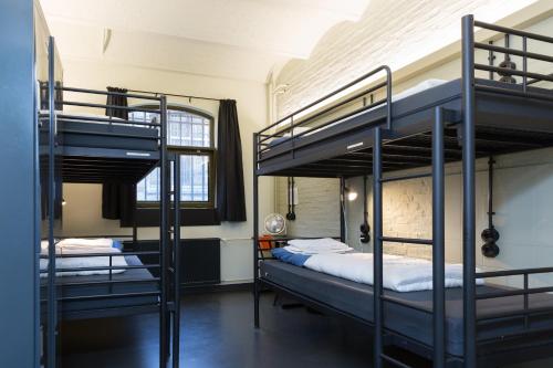 Voodi või voodid majutusasutuse Alibi Hostel Leeuwarden toas